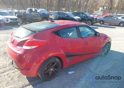 2013 Hyundai Veloster Base W/Gray из США, поврежденный, VIN KMHTC6AD1DU149150